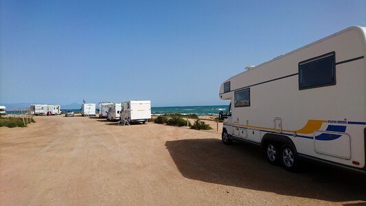Outdoors truck motorhome