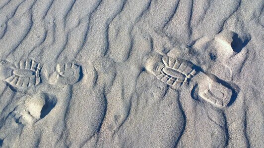 Profile sand footprint
