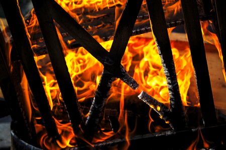 Flare-up heat fireplace