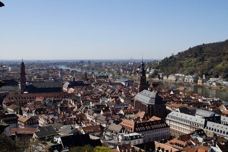 Heidelberg urban landscape historic center photo