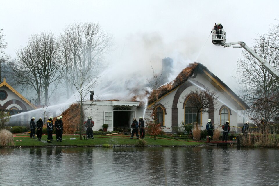 Building fire fire department