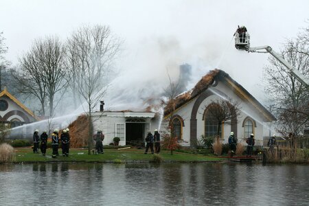 Building fire fire department