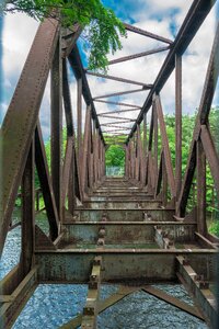 Old iron structure photo