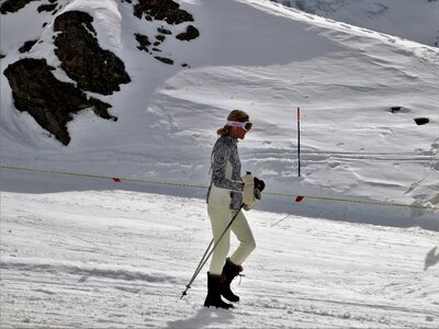 Winter nordic sport photo