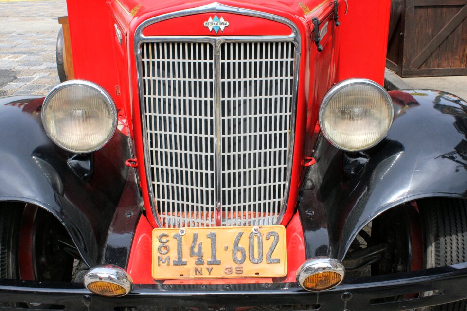 Classic driving car