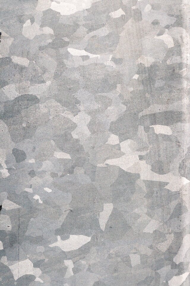 Zinc plated background graphically