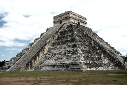 Archaeology stone temple