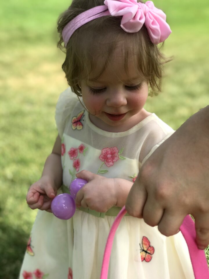 Baby fun outdoors
