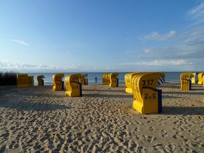 Yellow sand beach