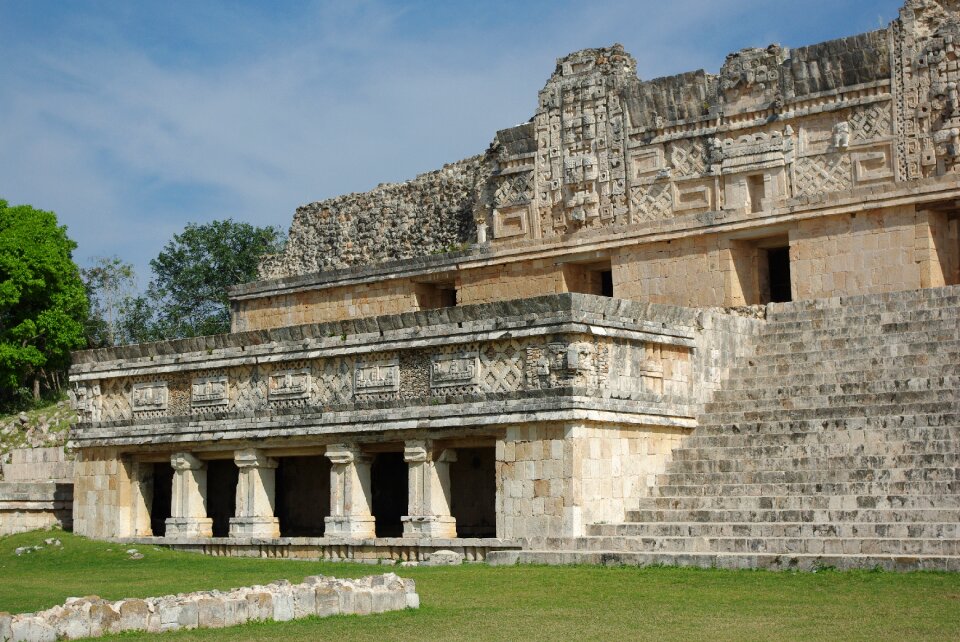 Ancient stone temple photo