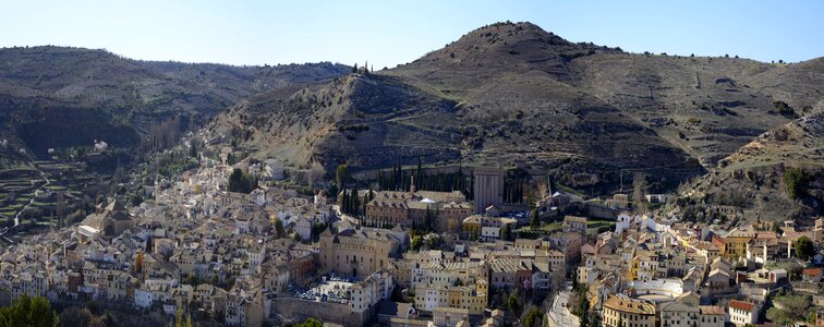 Panoramic landscape travel