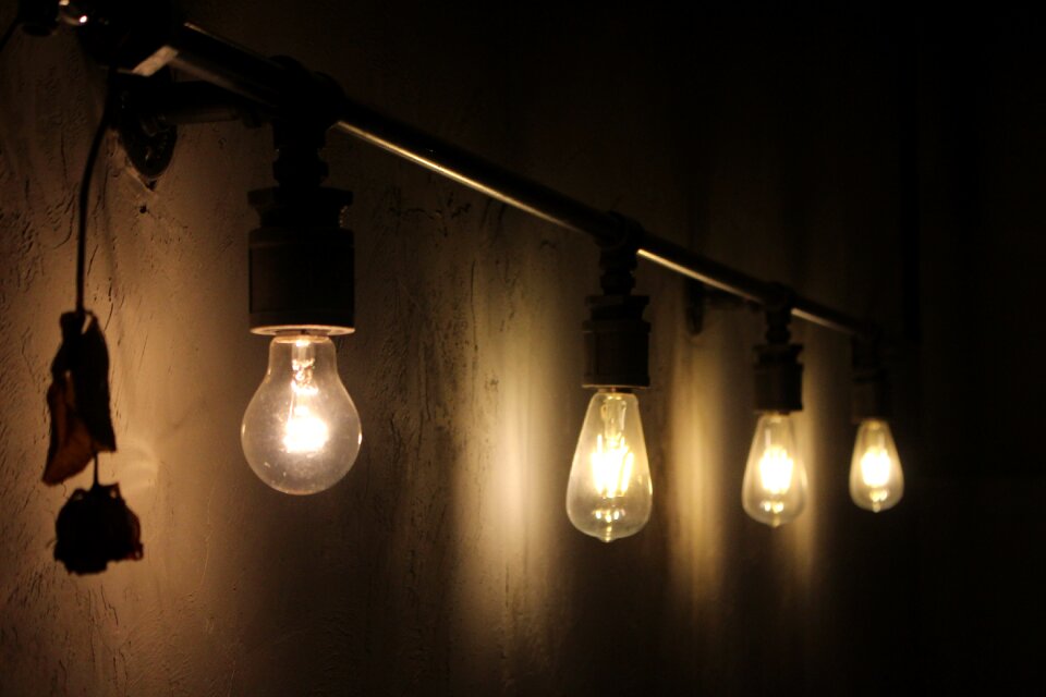Electric lights atmosphere