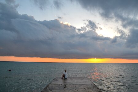 Outdoors sea sky