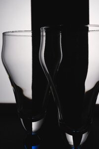 Glass reflection still life photo