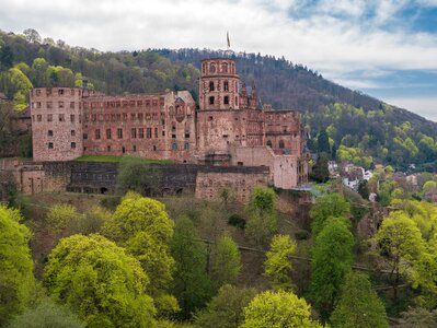 Heidelberger schloss fortress building photo