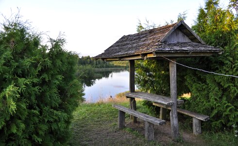 At the court of wooden summer