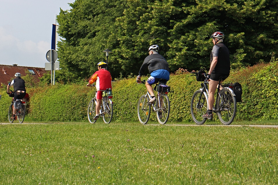 Cyclists bike cycling
