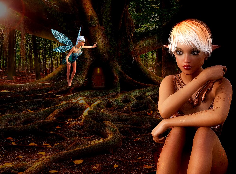 Fantasy female magic