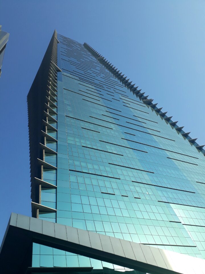 Business futuristic skyscraper