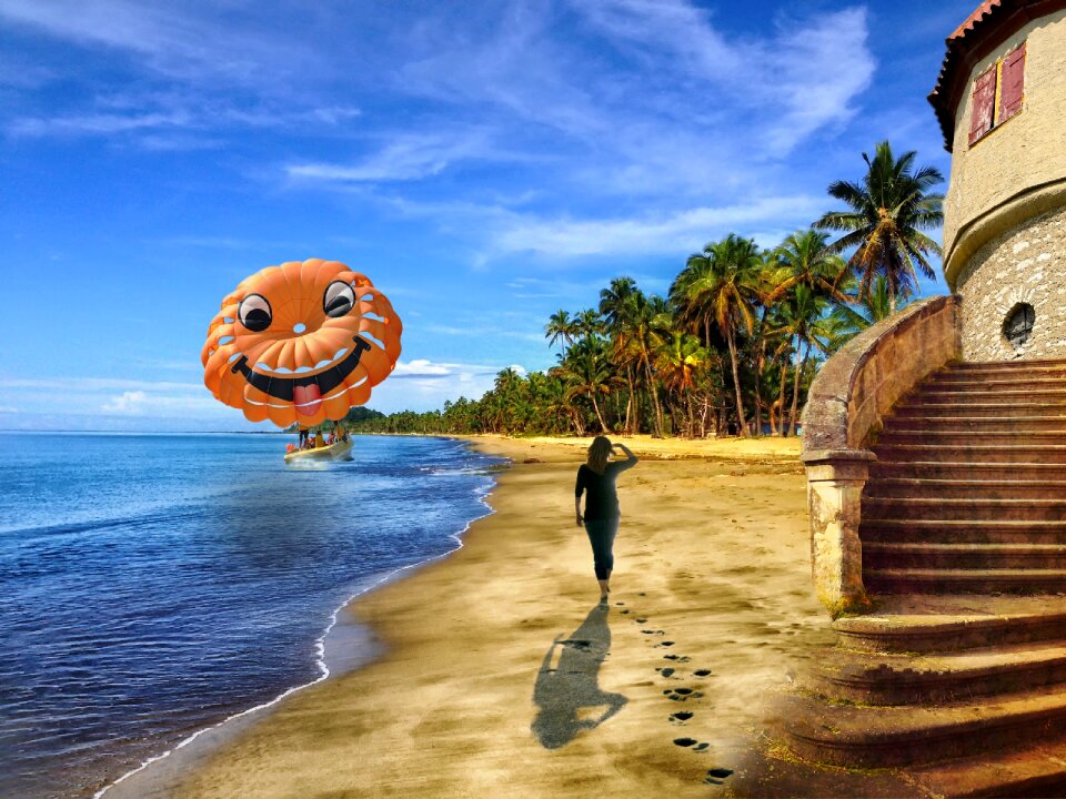 Sea summer beach