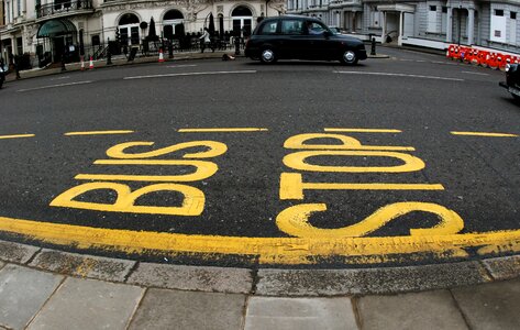 Traffic sign stop photo