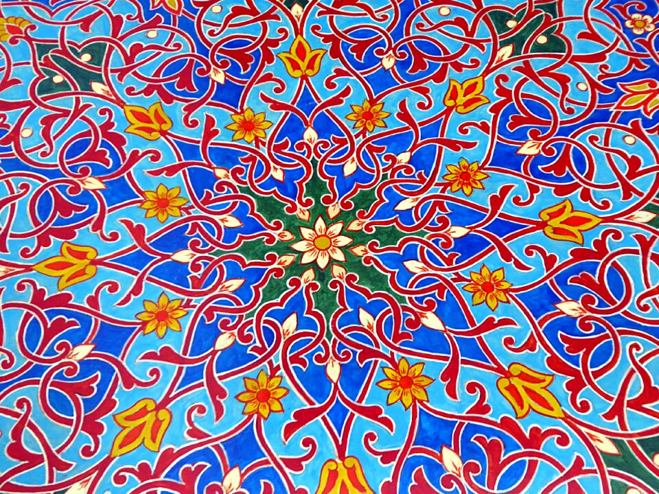 Flower uzbekistan art