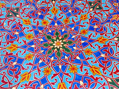 Flower uzbekistan art
