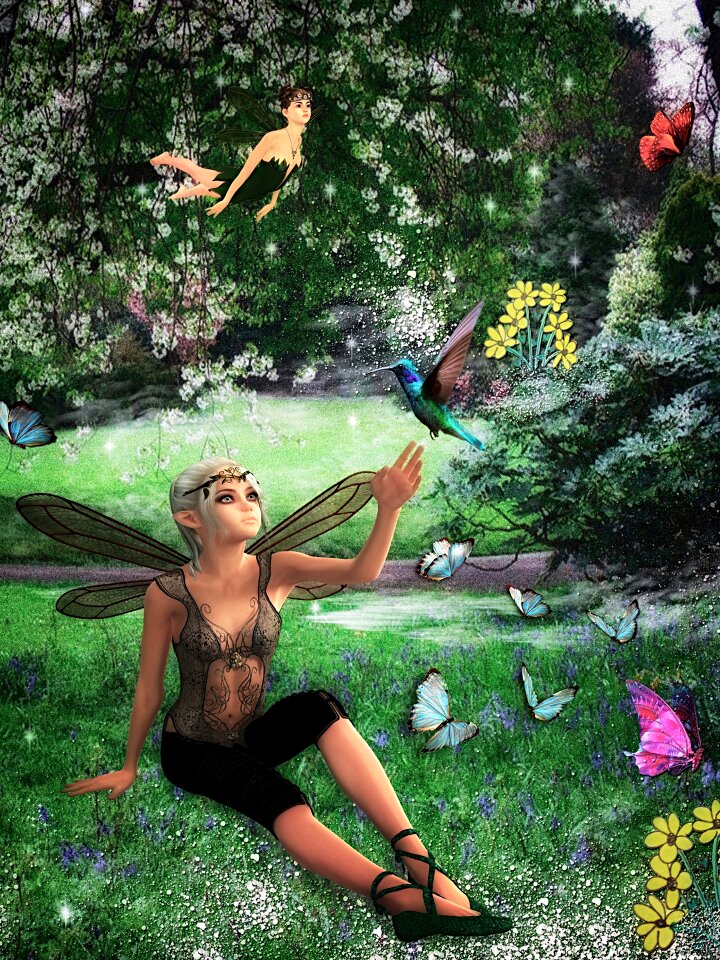 Fantasy female magic