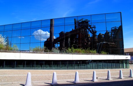 The lower area of vítkovice factory glass