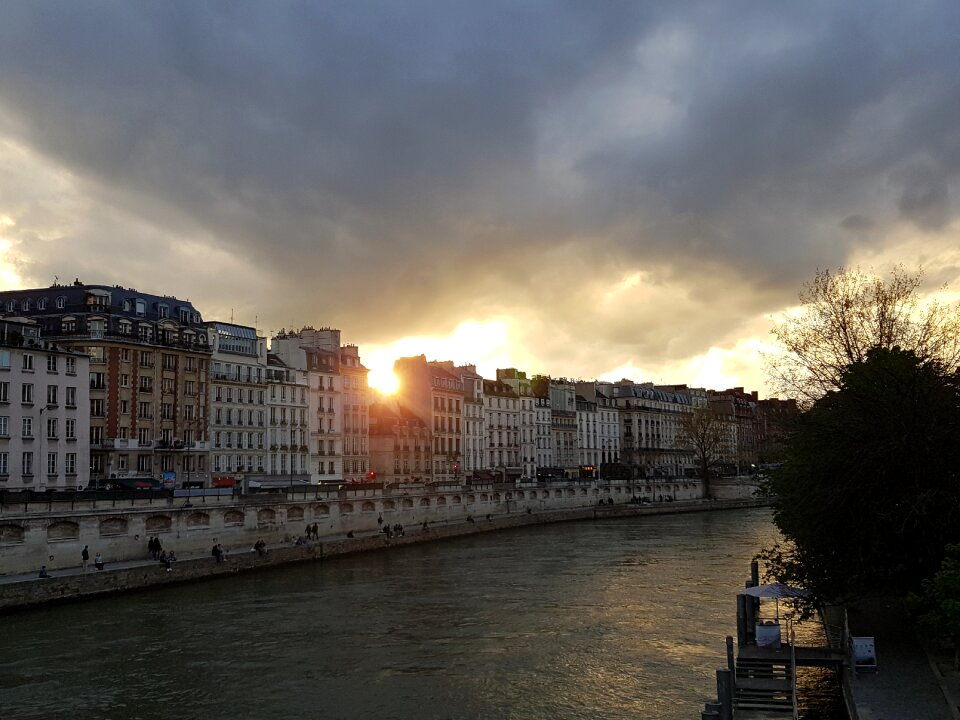 Panoramic river city
