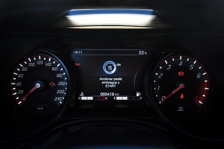 Odometer indicator temperature