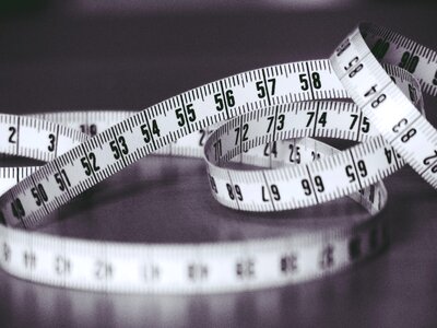 Tape measure centimeters scale photo