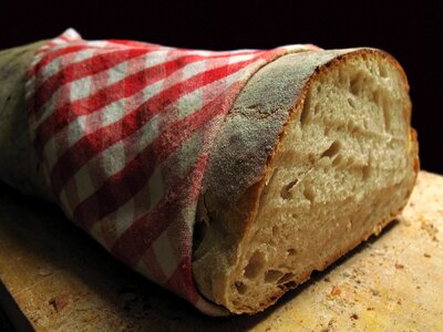 Bread loaf closeup