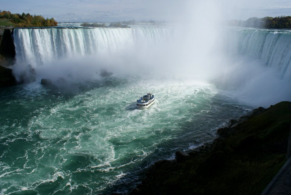 Waterfall landscape travel