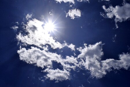 Fair weather sky cloud photo