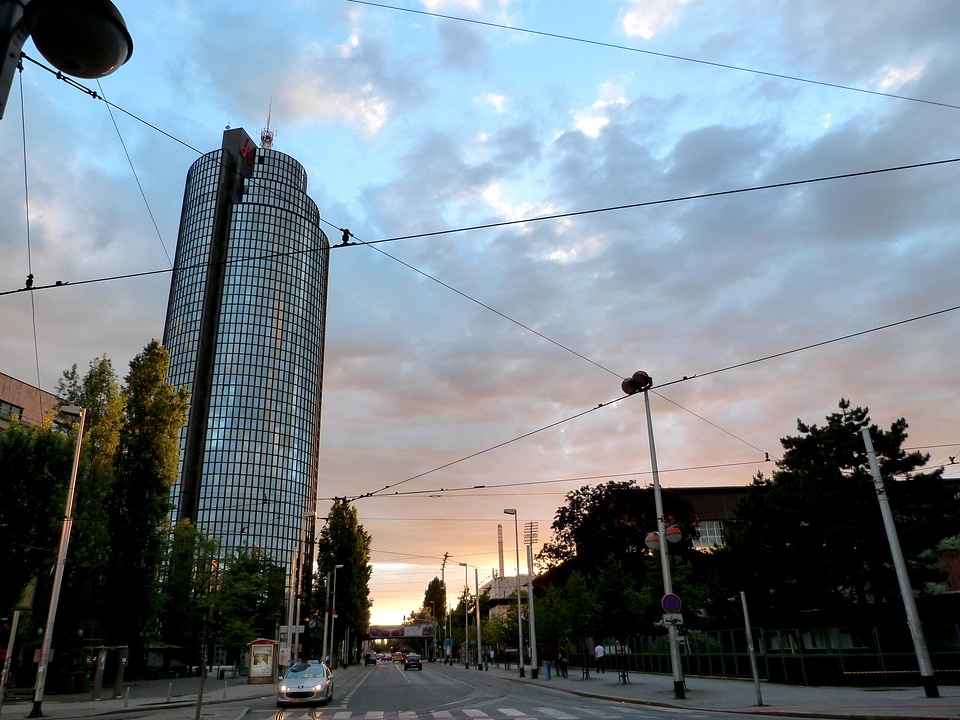 Business skyscraper cityscape