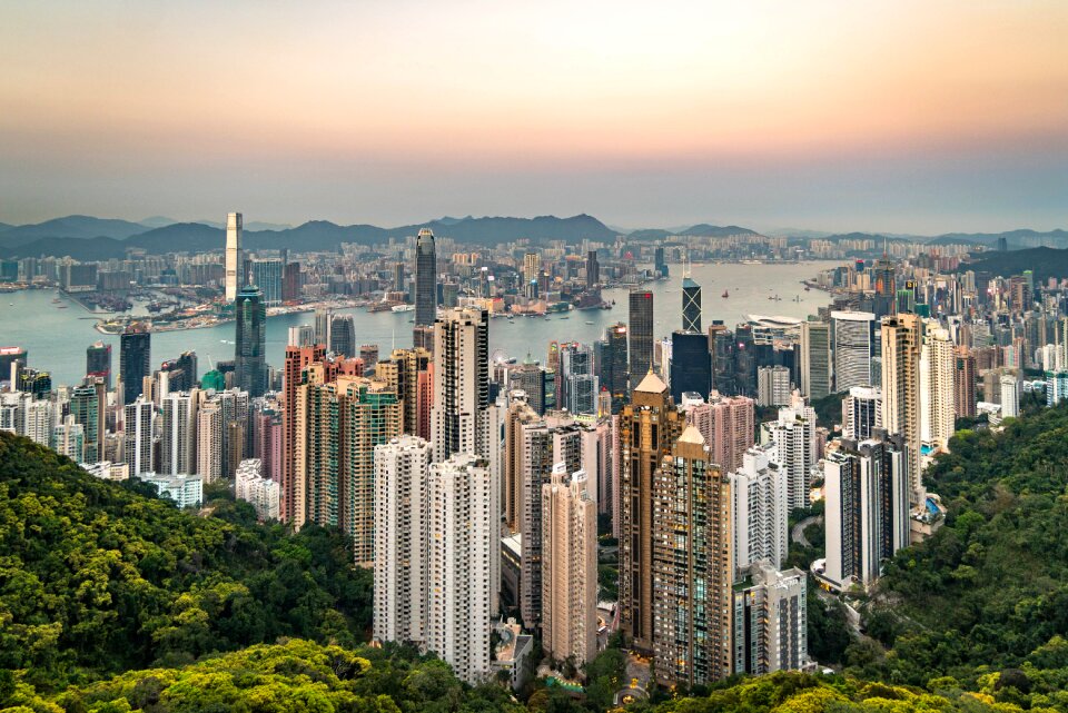 Skyline architecture panorama