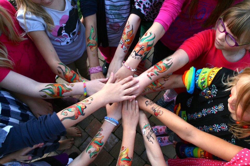 Children human friendship