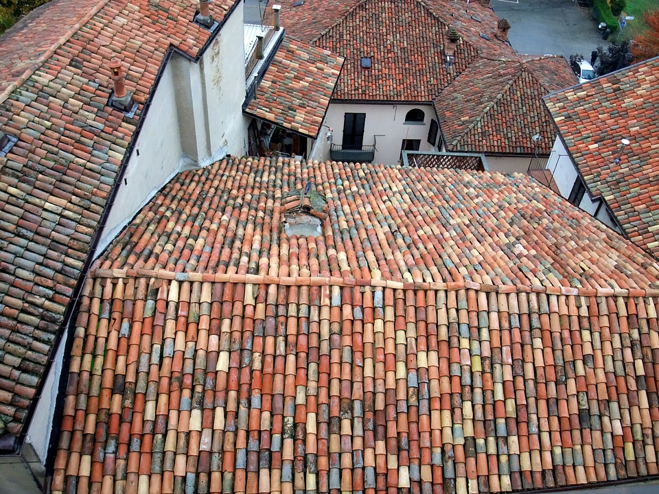 Barolo roofs idyllic