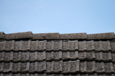 Roof pattern roofing tiles photo