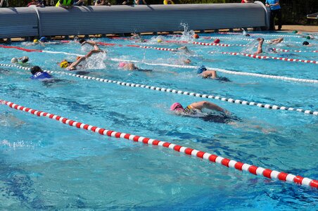 Pool wet swim photo