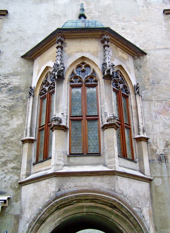 Architecture gothic balcony