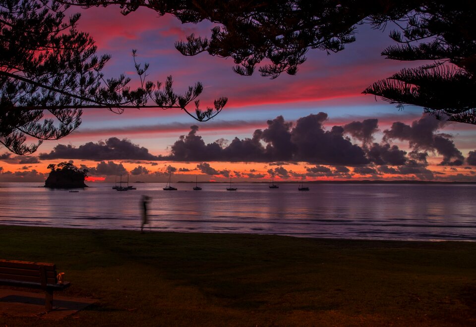 Sunset evening twilight