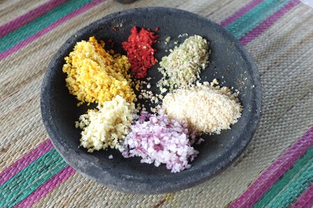 Cooking ingredients bali