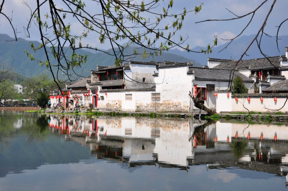 Outdoor hongcun village the old house