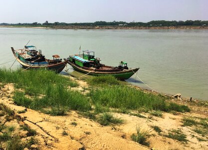 Seashore travel irrawaddy river
