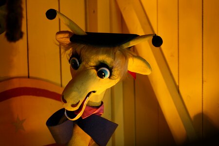 Giraffe plush circus