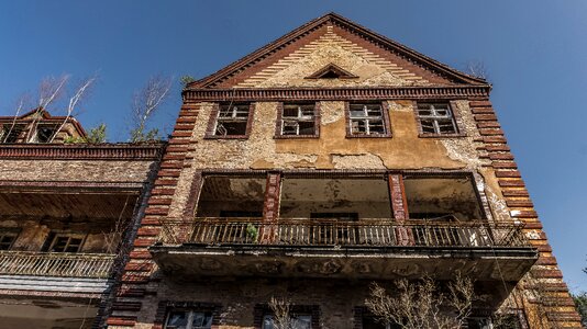 Window balcony facade