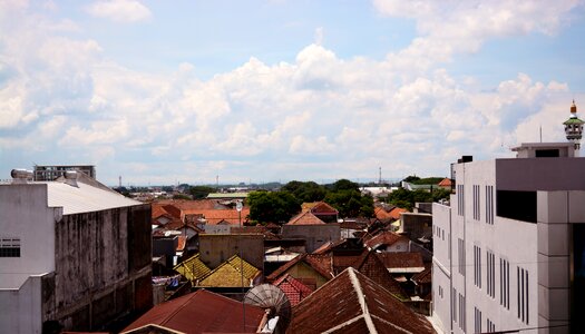 Outdoors sunny sky