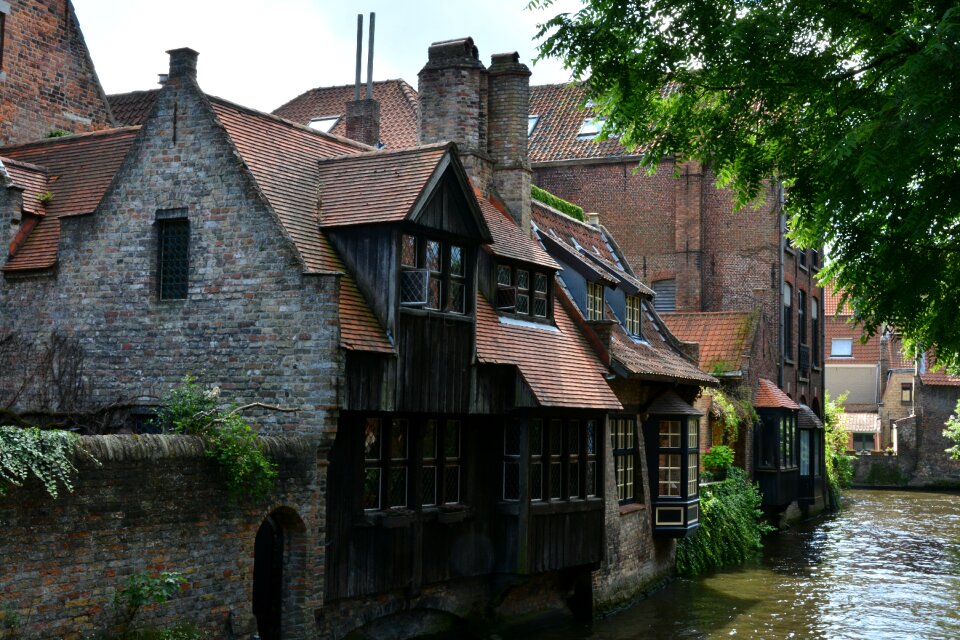 Street building river